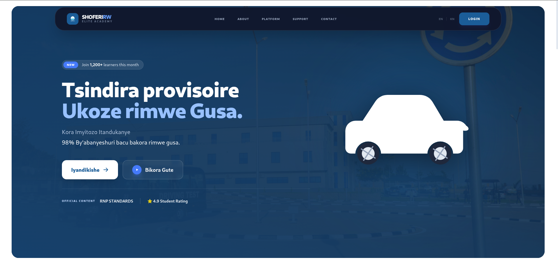 ShoferiRW Management Portal
